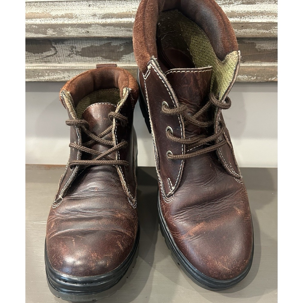 Timberland 6" Earthkeeper Boots Women's Size 8.5 Brown Leather 6939